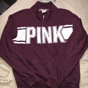 PINK Quarter zip sweater♥️